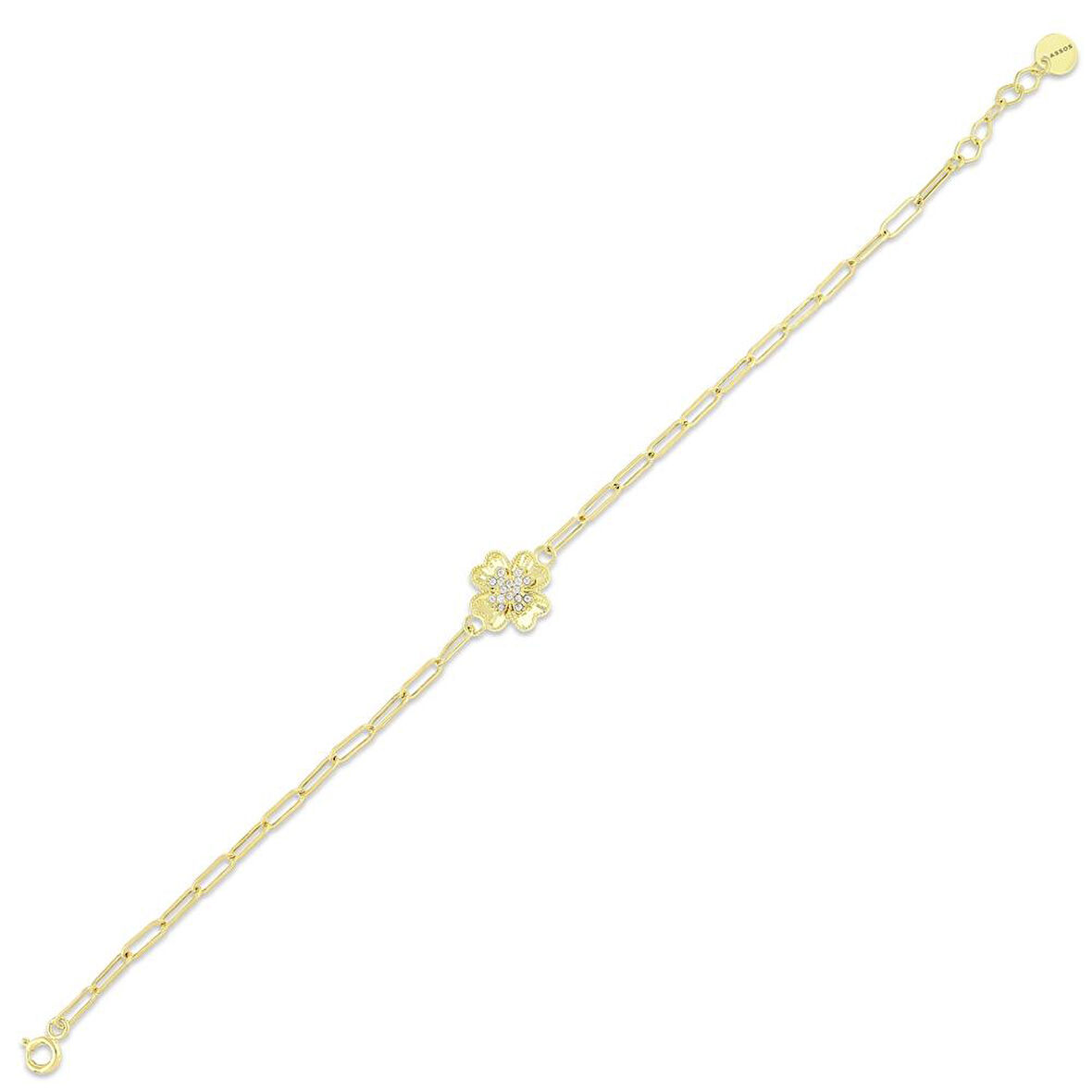 Çiçek Figürlü Altın Bileklik - 14K - 1.98gr