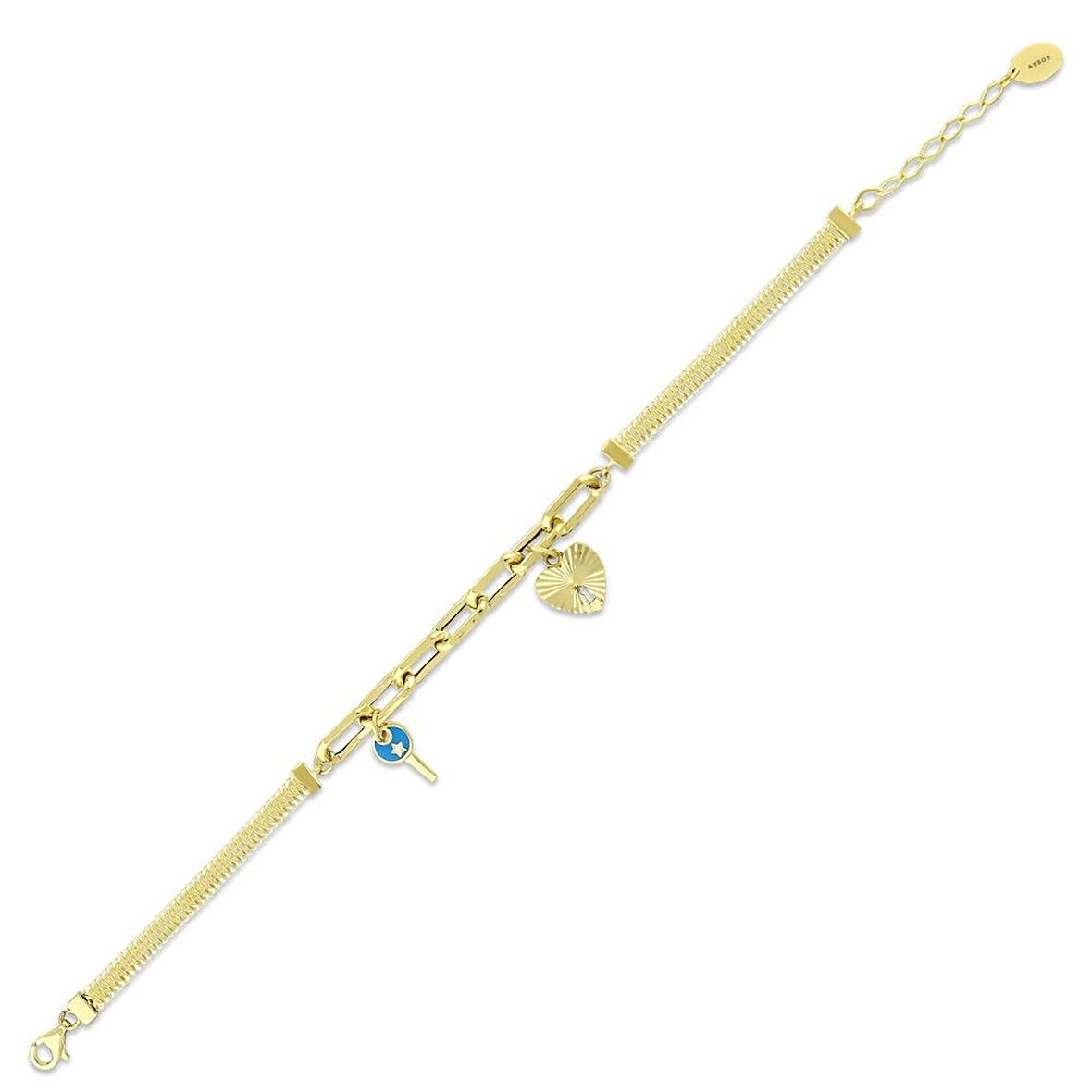 Tasarım Altın Bileklik - 14K - 5.27gr