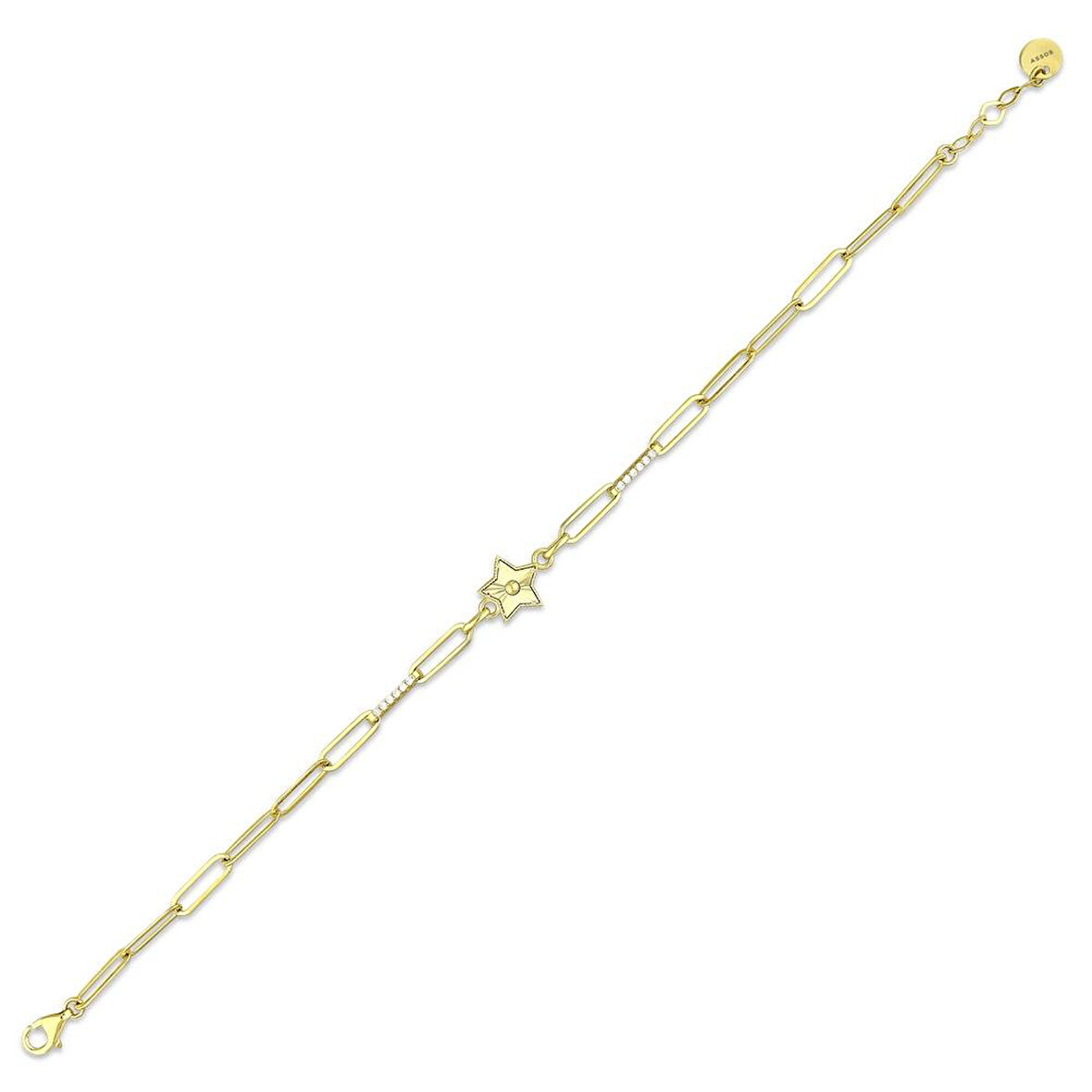 Yıldız Figürlü Tasarım Altın Bileklik - 14K