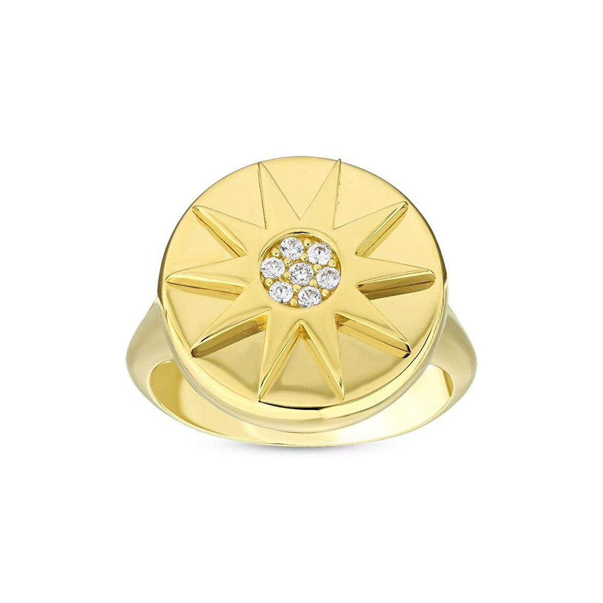 Altın Tasarım Yüzük - 14K