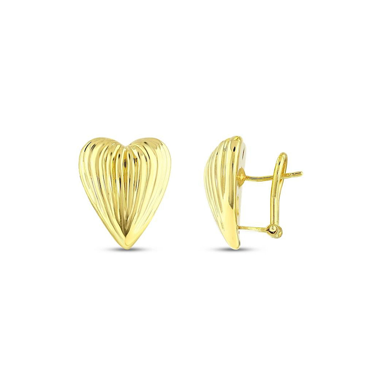 Tasarım Altın Küpe - 14K - 4.34gr