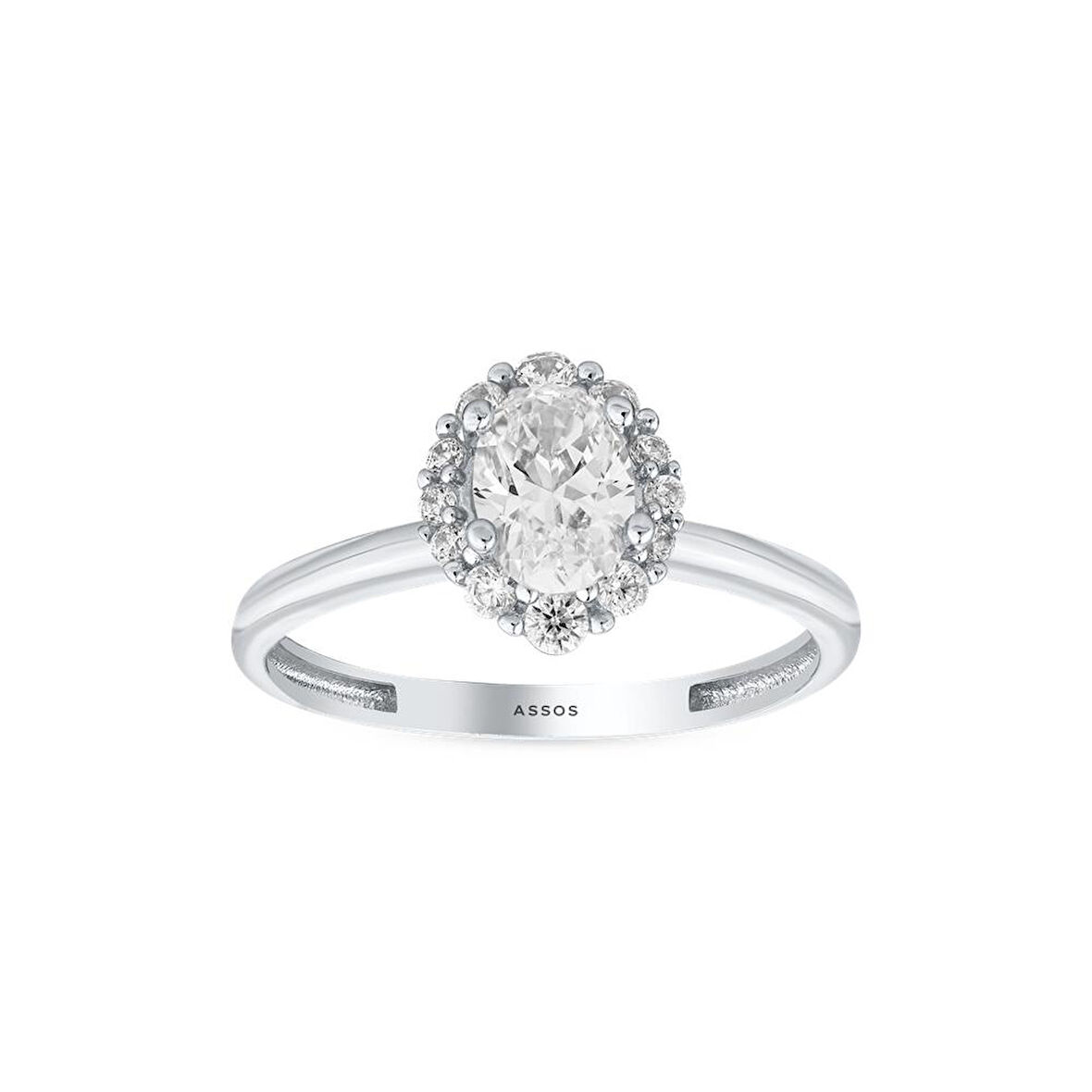 Taşlı Altın Yüzük - 14K - 2.36gr