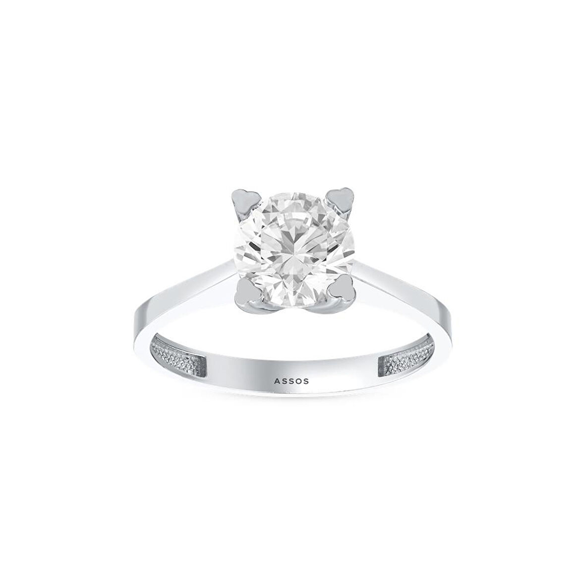 Altın Tektaş Yüzük - 14K - 2.83gr