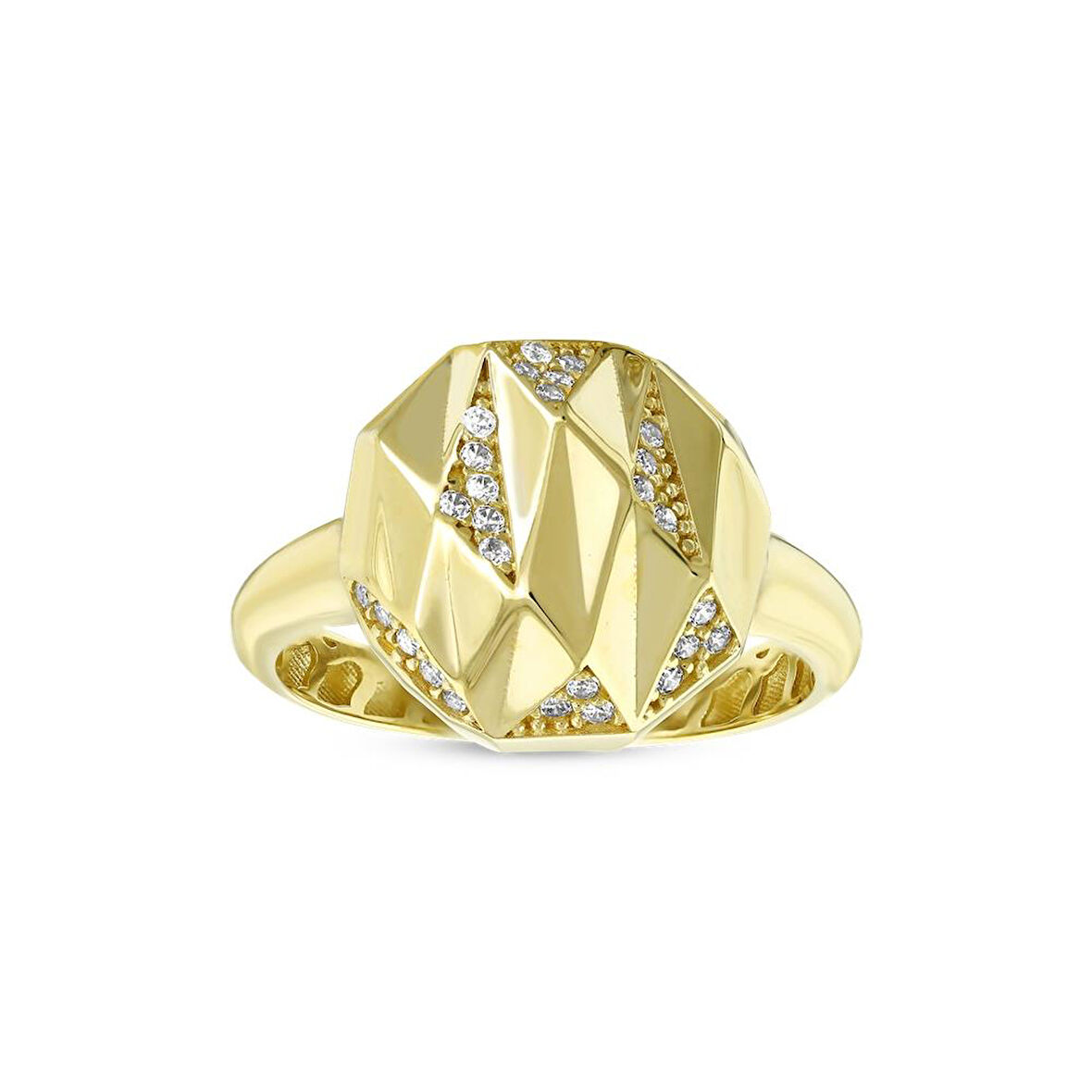 Altın Tasarım Yüzük - 14K