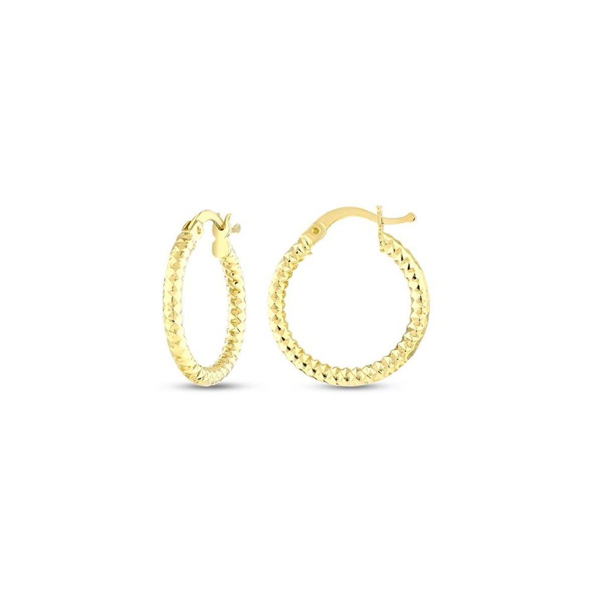 Altın Halka Küpe - 14K