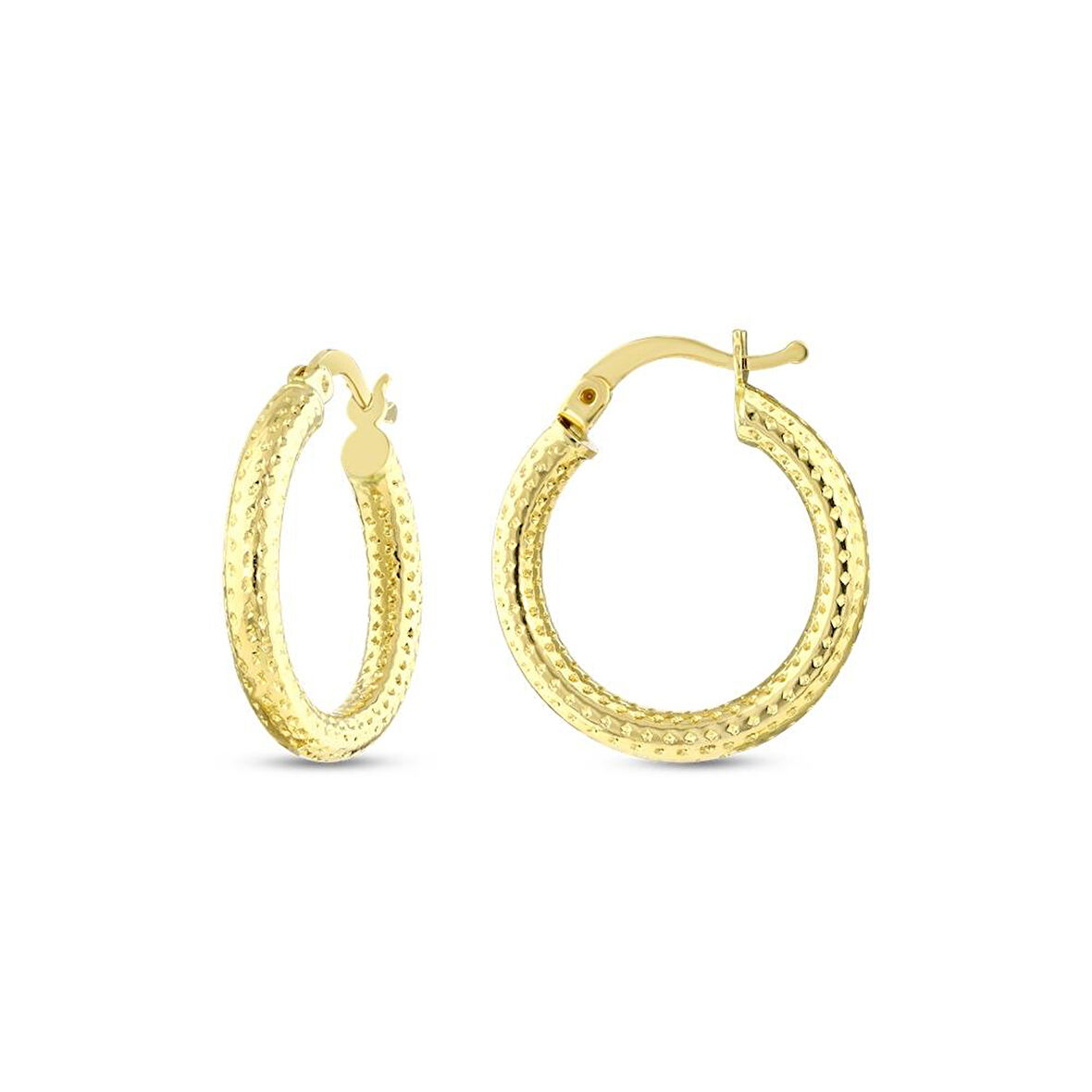 Altın Halka Küpe - 14K