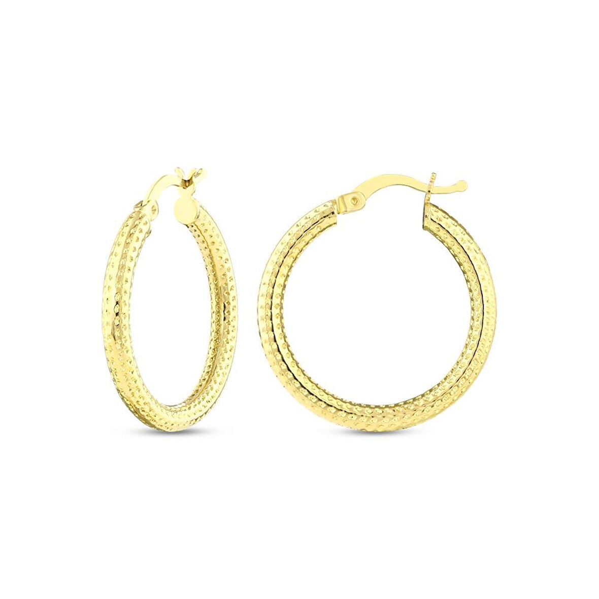 Altın Halka Küpe - 14K