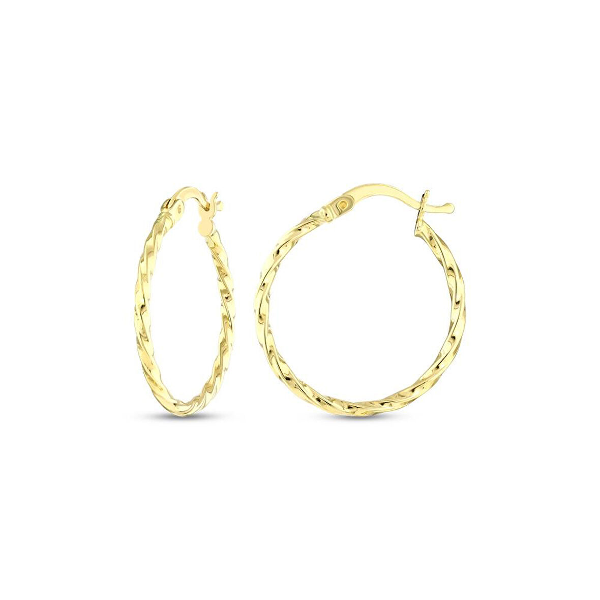 Altın Halka Küpe - 14K