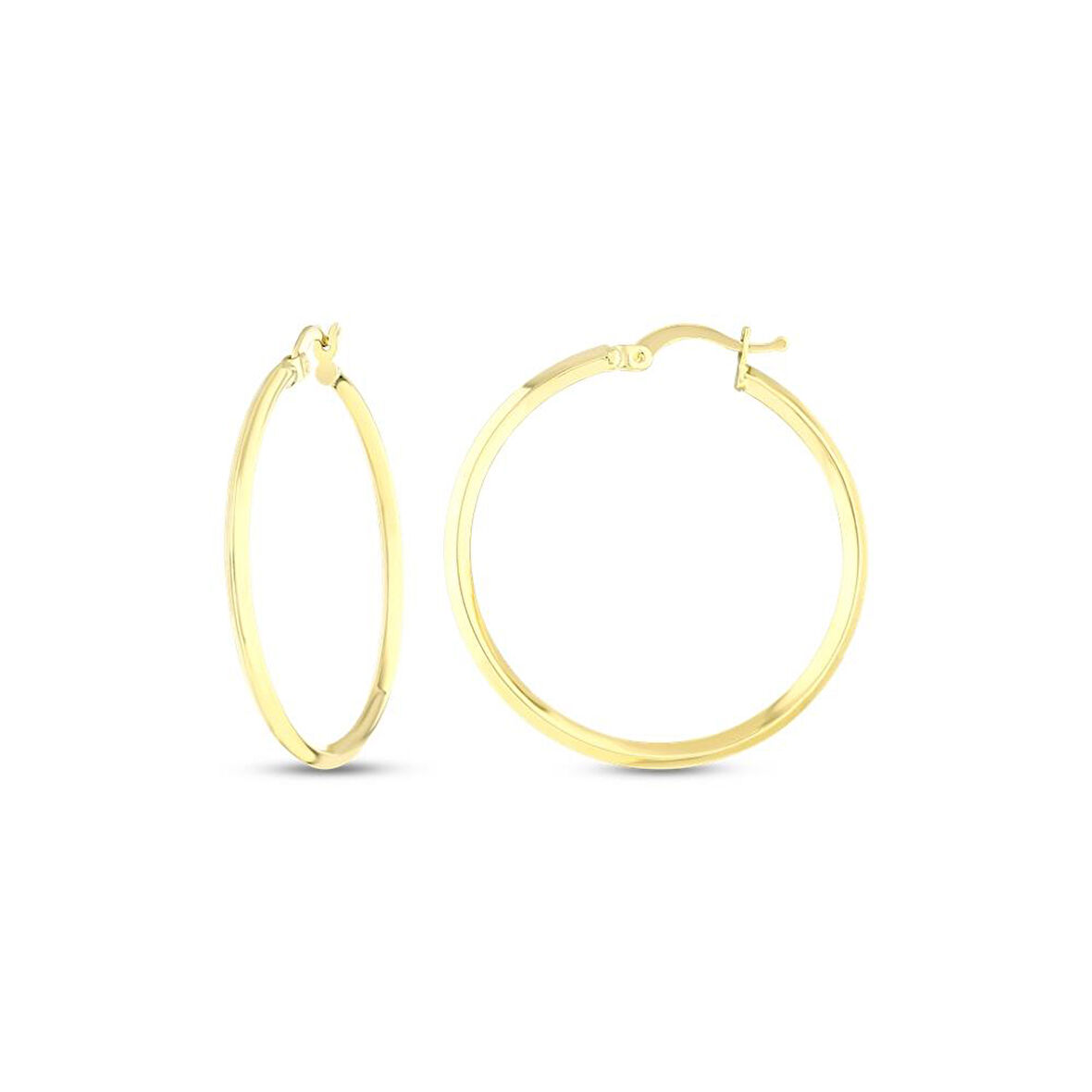 Altın Halka Küpe - 14K