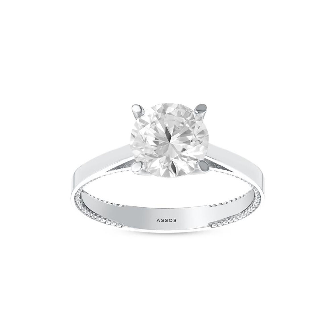 Altın Tektaş Yüzük - 14K