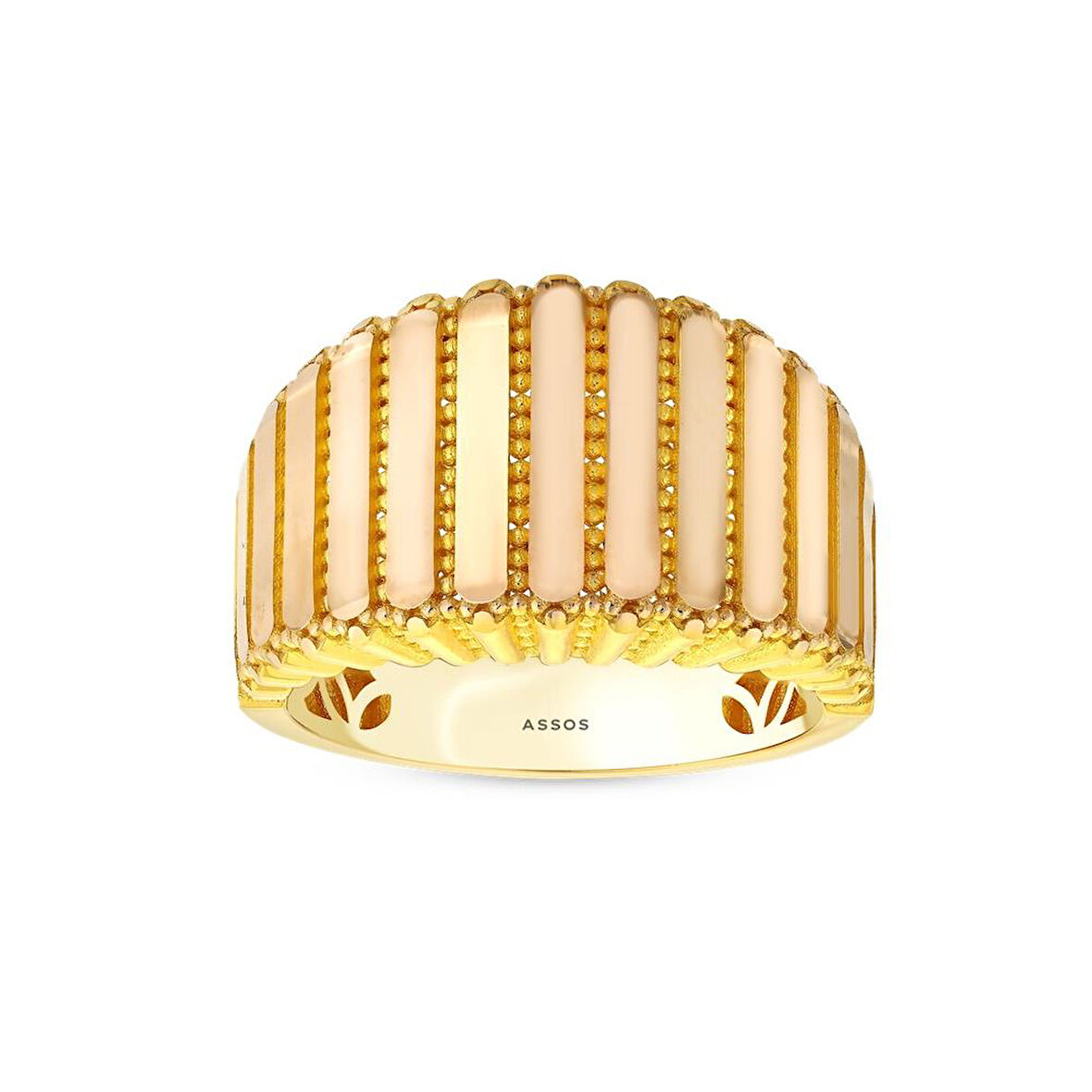 Tasarım Altın Yüzük - 14K - 5.04gr