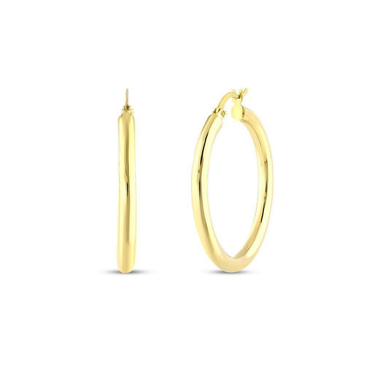 Altın Halka Küpe - 14K