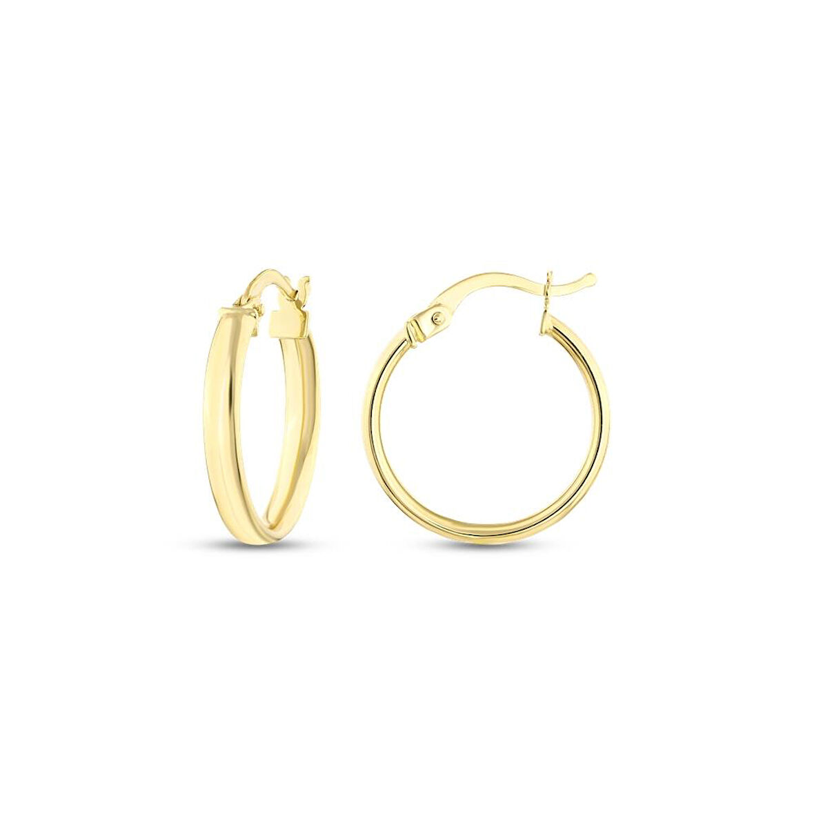 Altın Halka Küpe - 14K