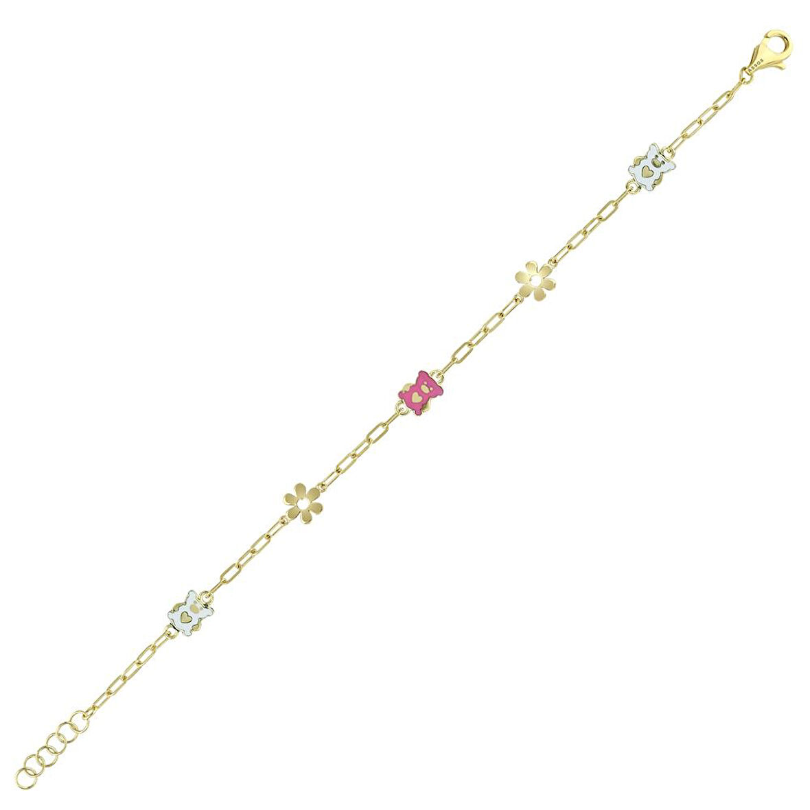 Figürlü Altın Çocuk Bileklik - 14K