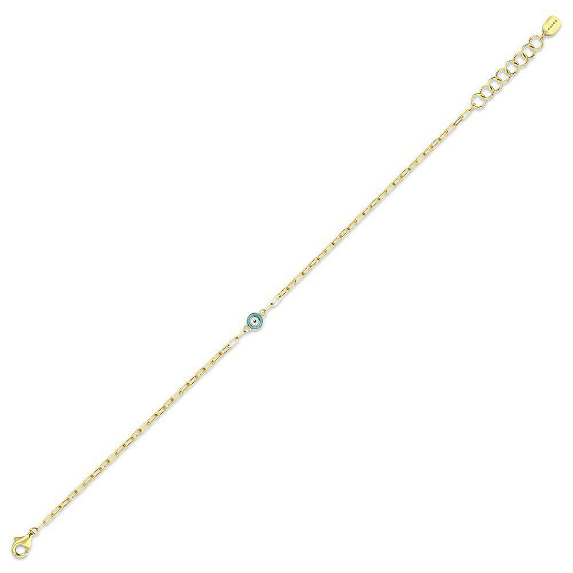 Altın Nazar Boncuklu Bileklik - 14K