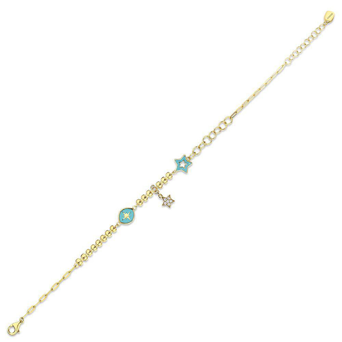 Altın Figürlü Bileklik - 14K