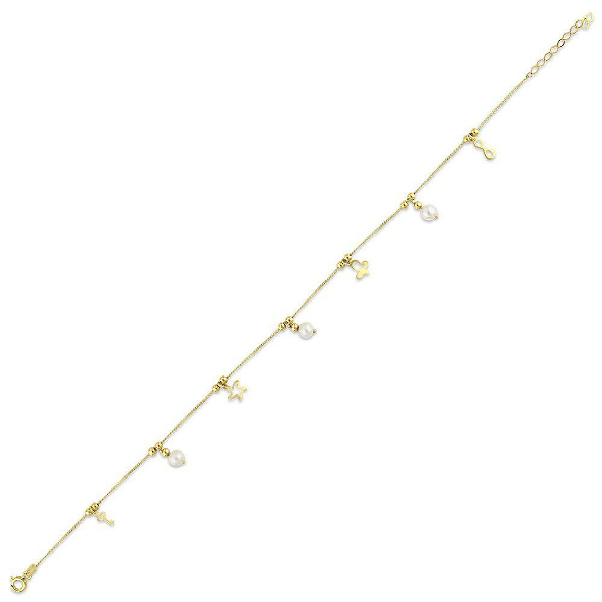 Altın Tasarım Halhal - 14K