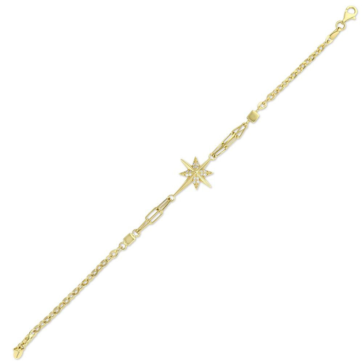 Altın Kutup Yıldızı Figürlü Bileklik - 14K