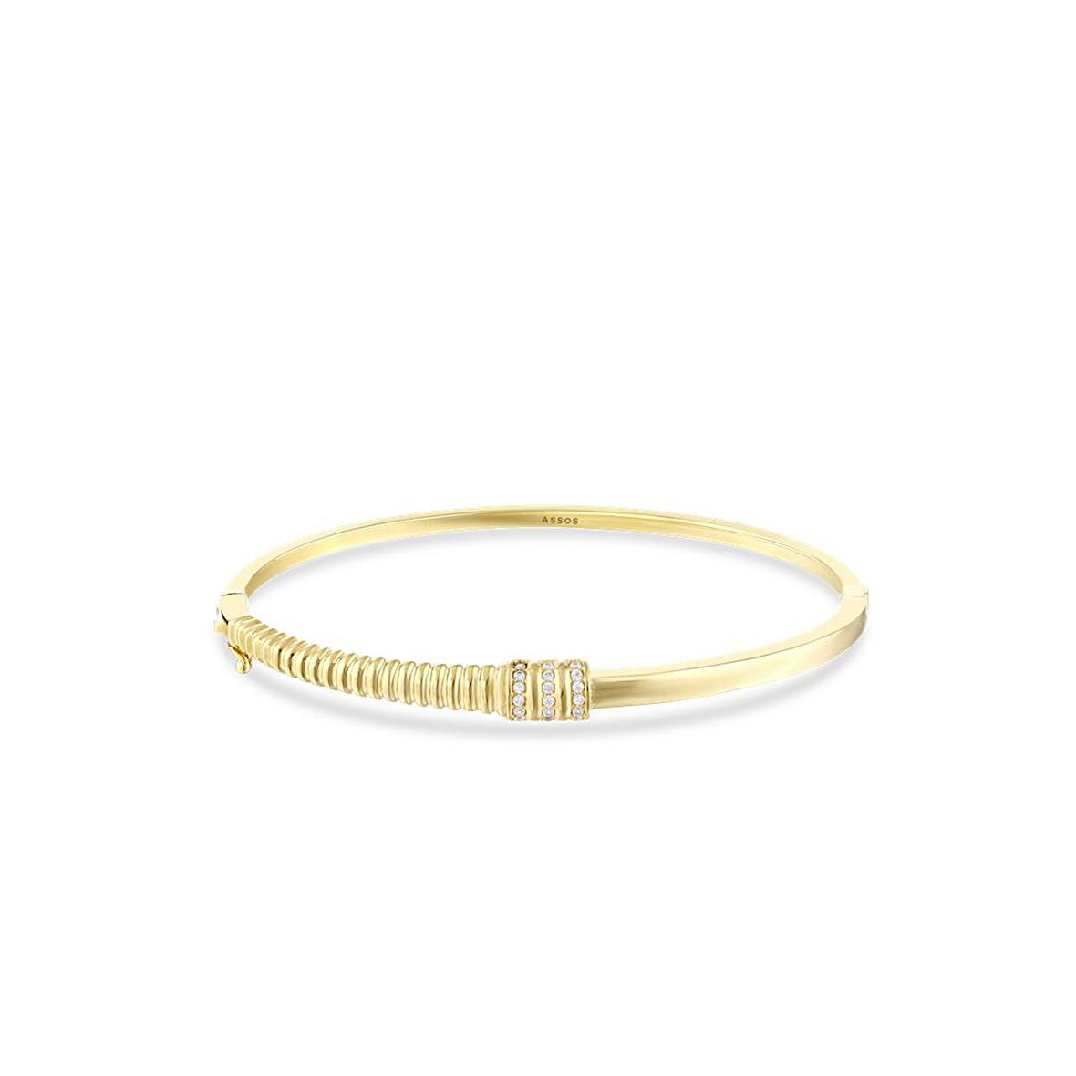 Altın Tasarım Kelepçe - 14K