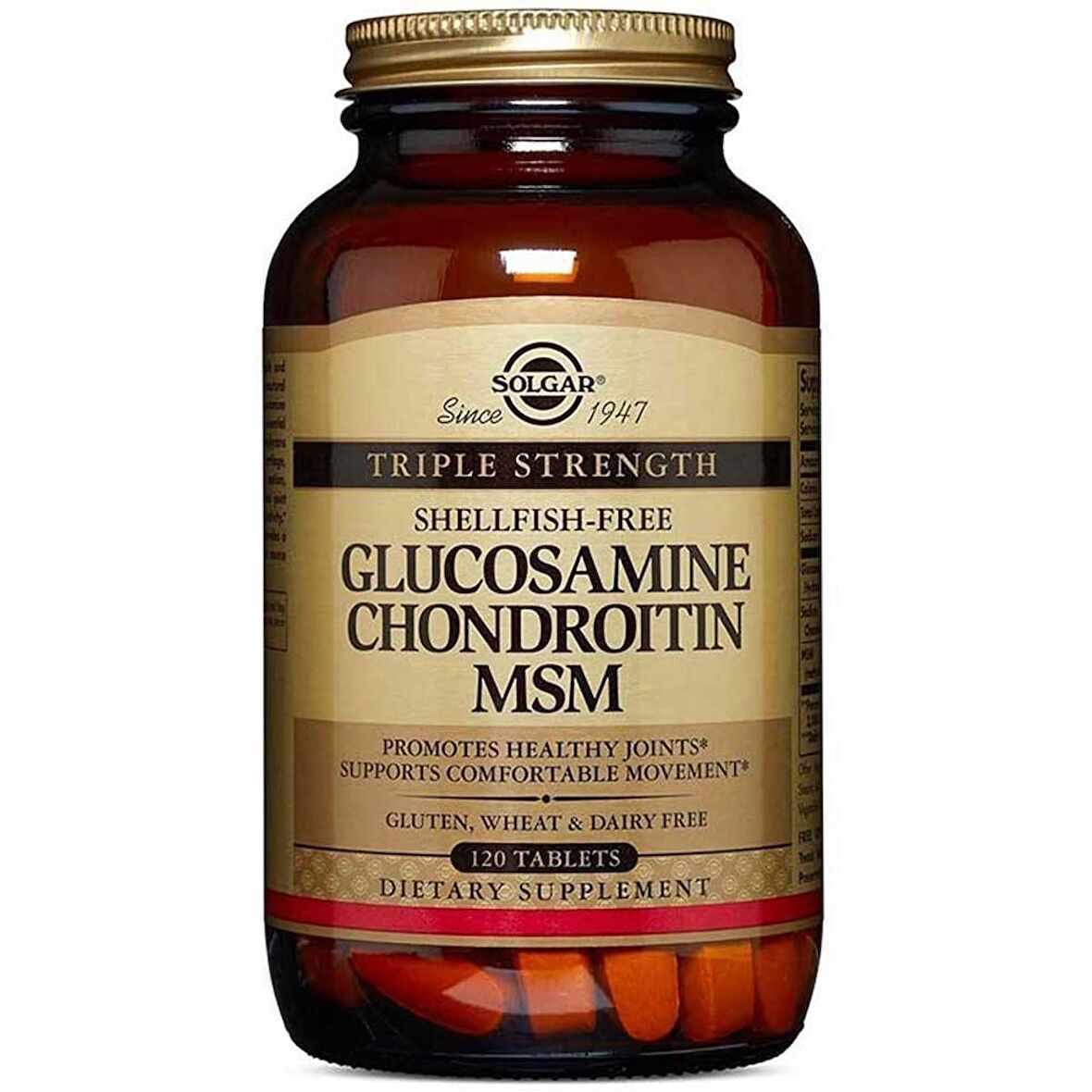 Solgar Glucosamine Chondroitin MSM 120 Tablet