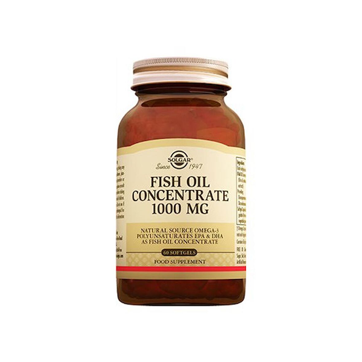 Solgar Fish Oil Concentrate 1000Mg 60 Kapsül