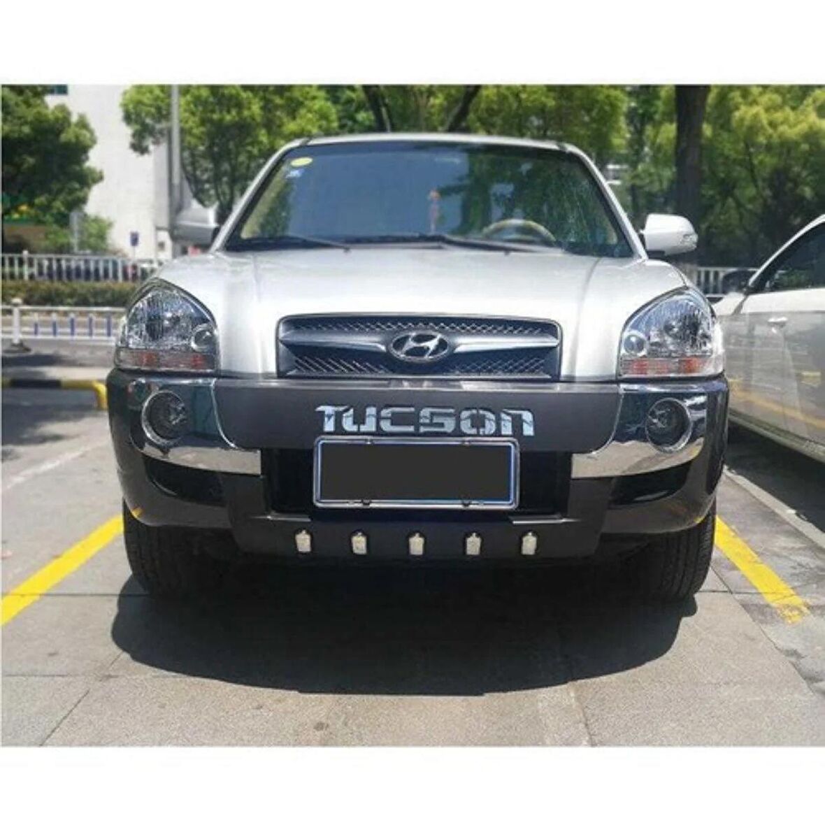 Hyundai Tucson Ön Tampon Koruması 2004-2012 Arası Uyumlu