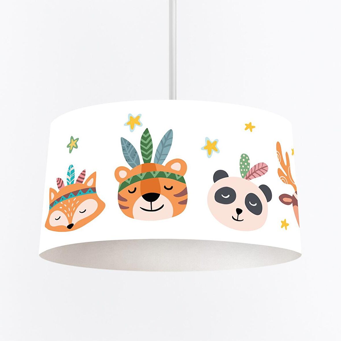 Çocuk Odası Dijital Baskılı Sarkıt Avize Model 00344