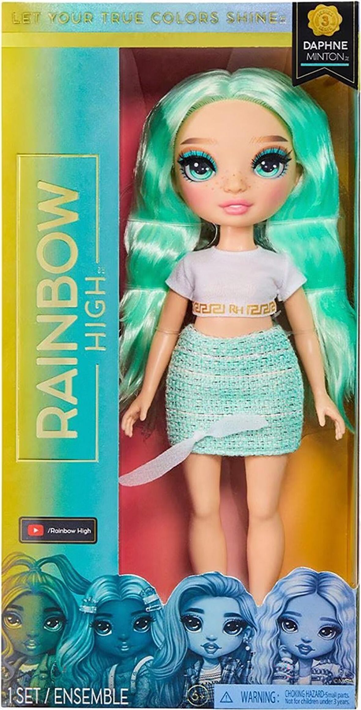 Ceren Rainbow High Daphne Minton Moda Bebeği Mint Yeşili