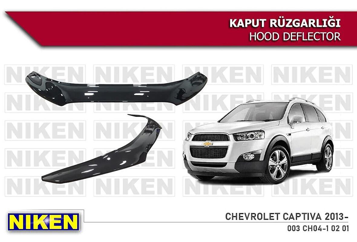 Chevrolet Captiva Kaput Rüzgarlığı Koruyucu 2012-2019 arası