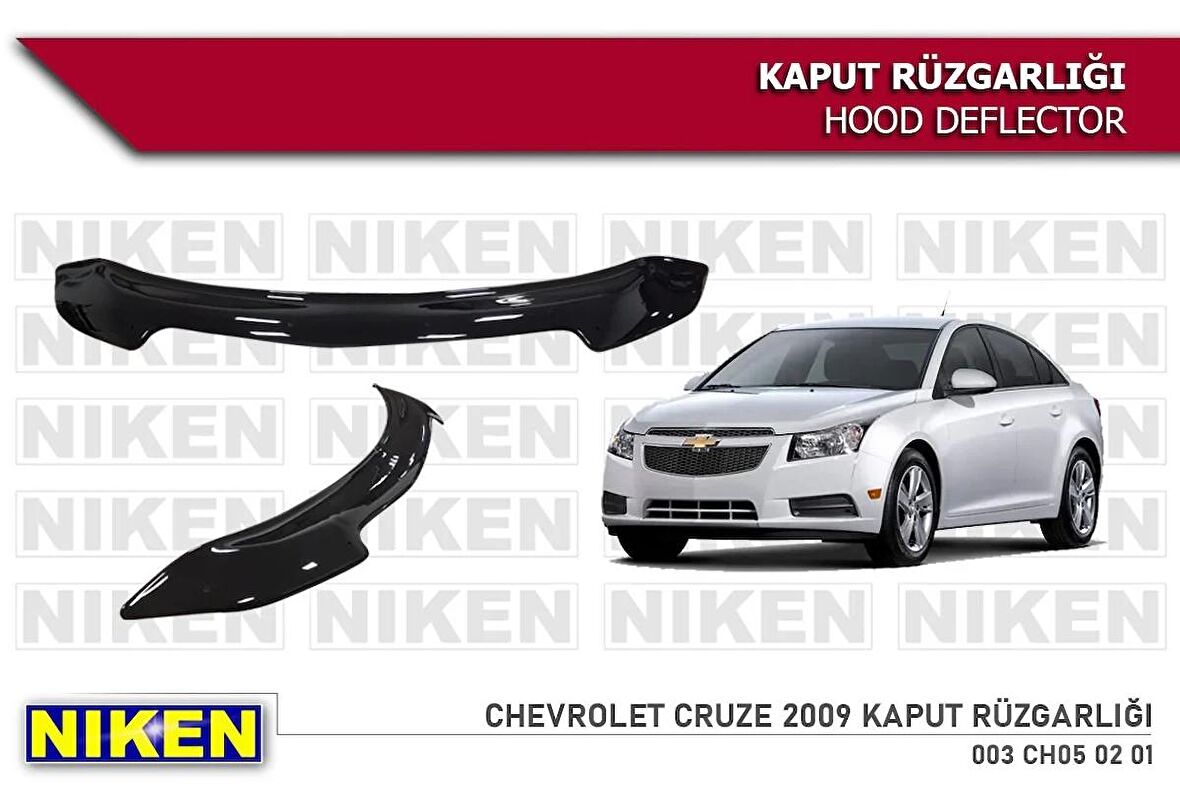 Chevrolet Cruze Kaput Rüzgarlığı Koruyucu 2008-2016 arası