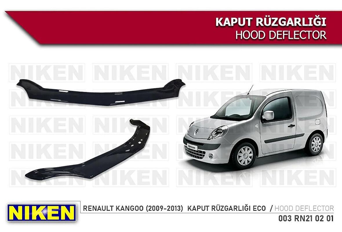 Renault Kango Kaput Rüzgarlığı Koruyucu 2009-2013 arası