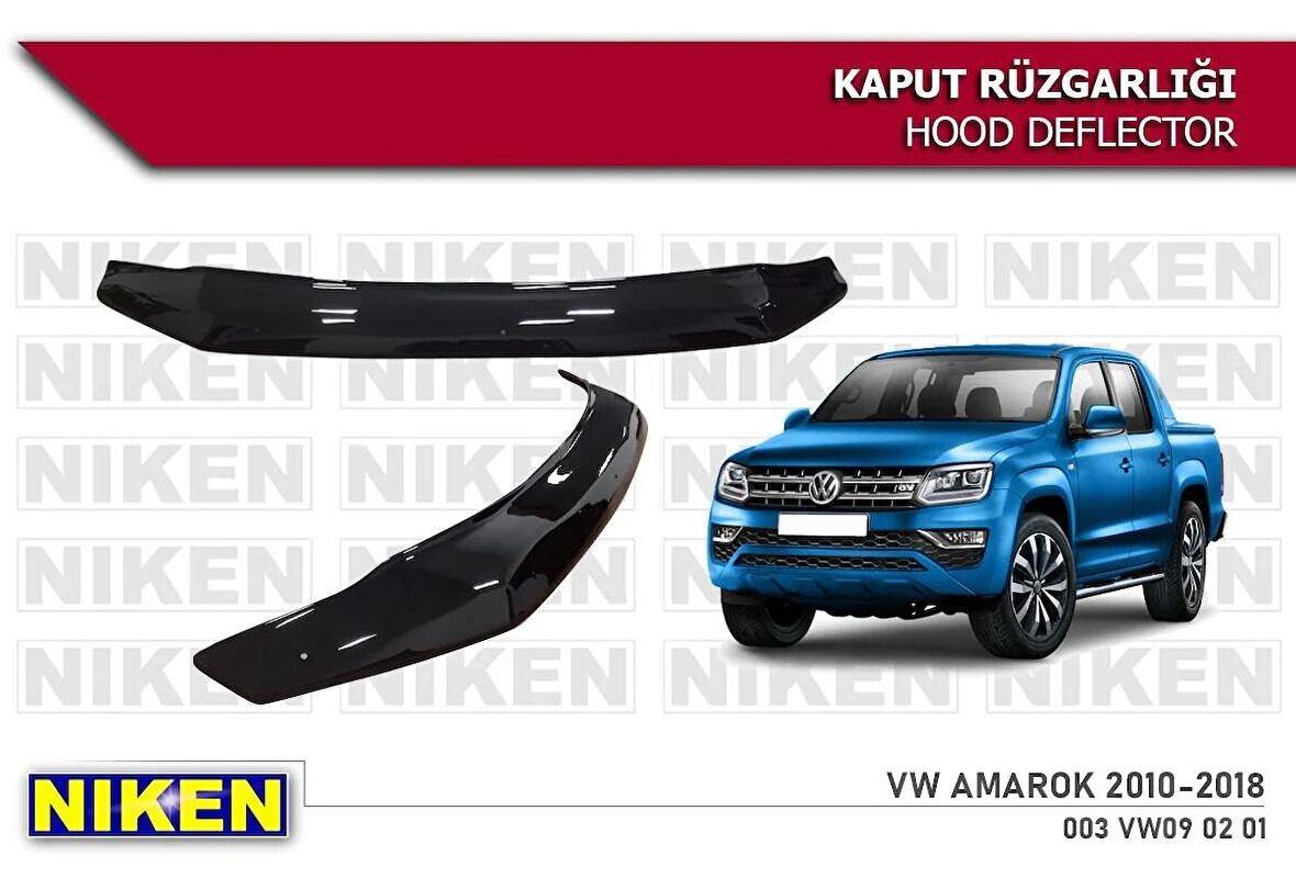 Vw Amarok Kaput Rüzgarlığı Koruyucu 2010-2018 arası
