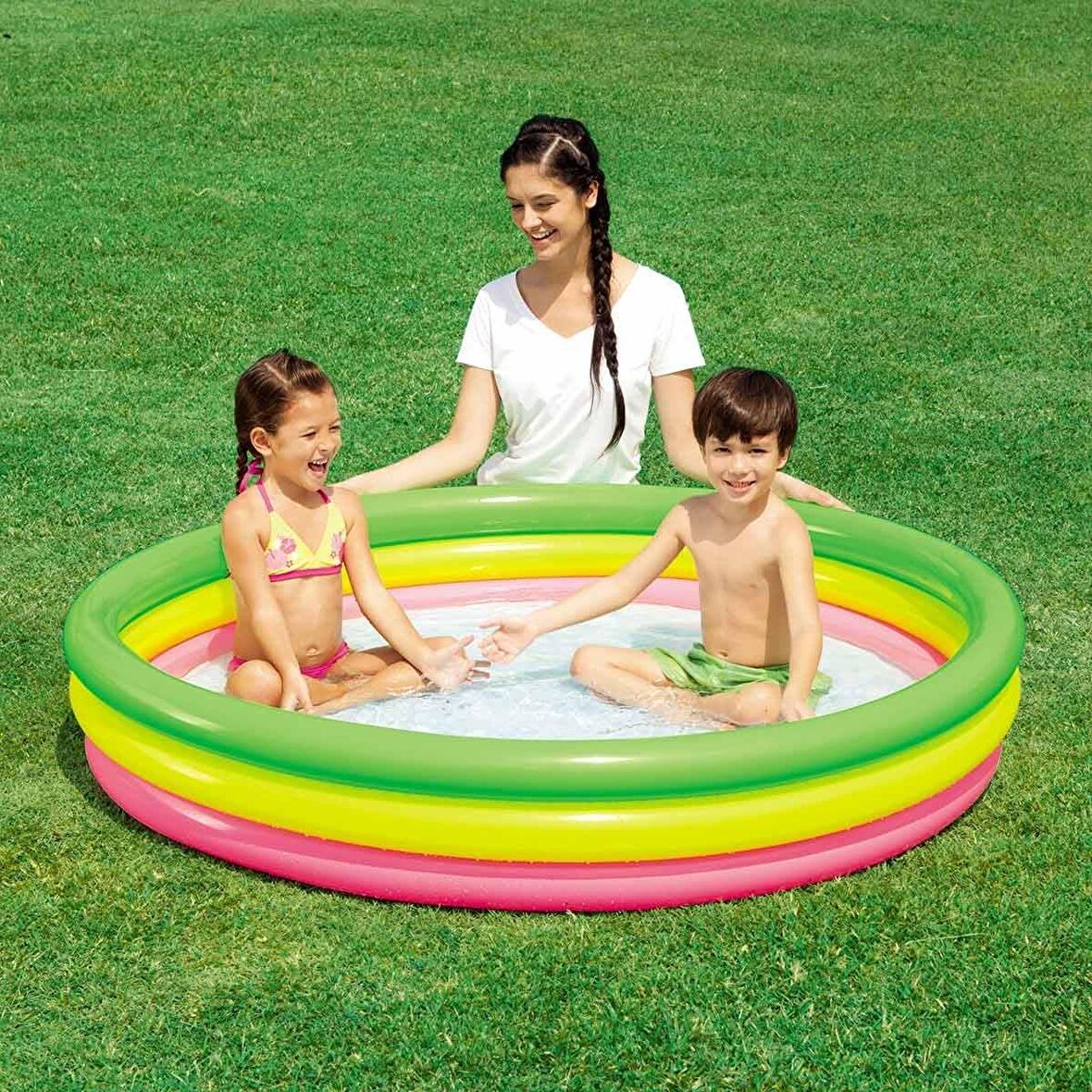 Bestway 62008 Pompalı, Bestway 51103, Şişme Zemin Çocuk Havuzu,152x30cm