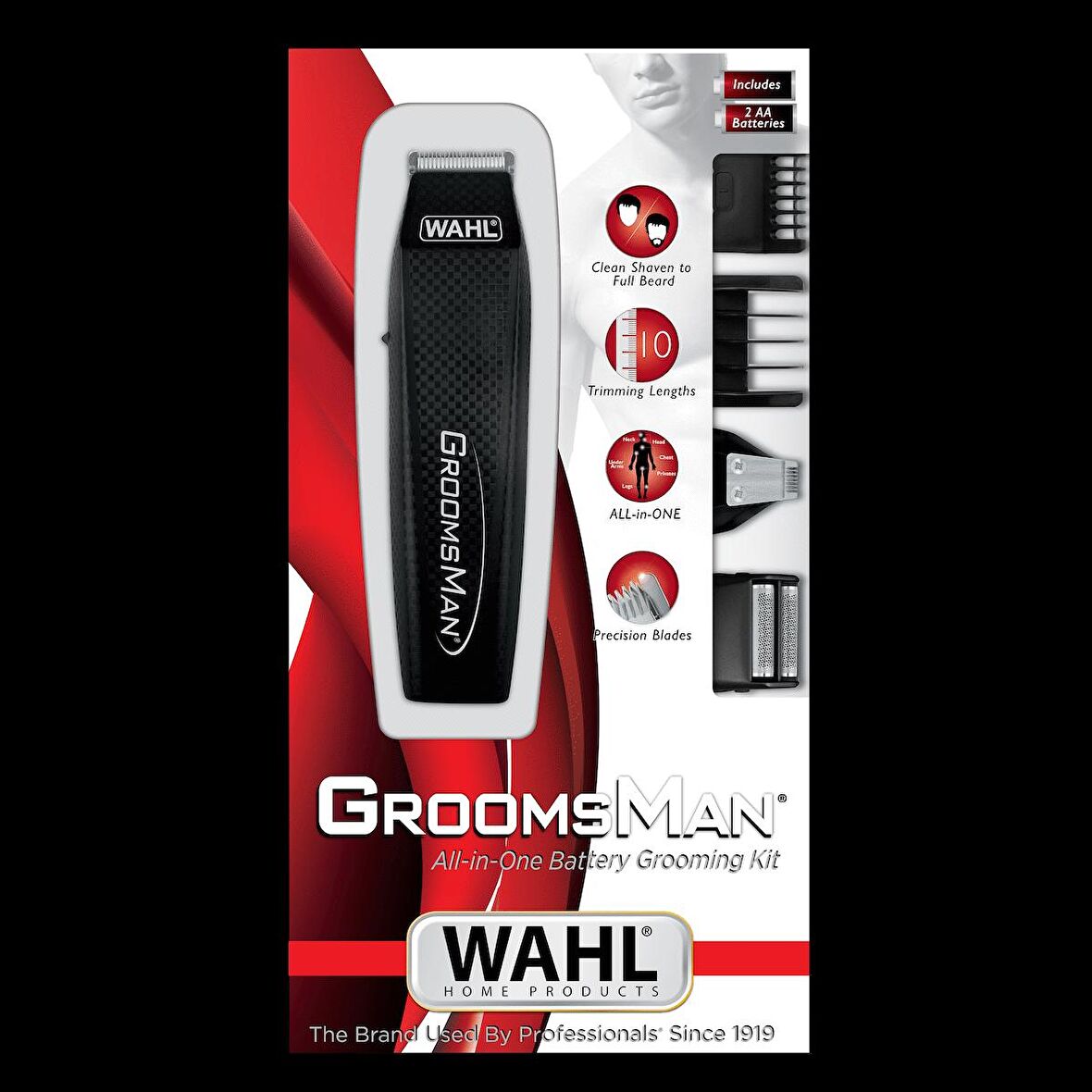 Wahl 5537-3016 GroomsMan Kuru Çok Amaçlı Tıraş Makinesi