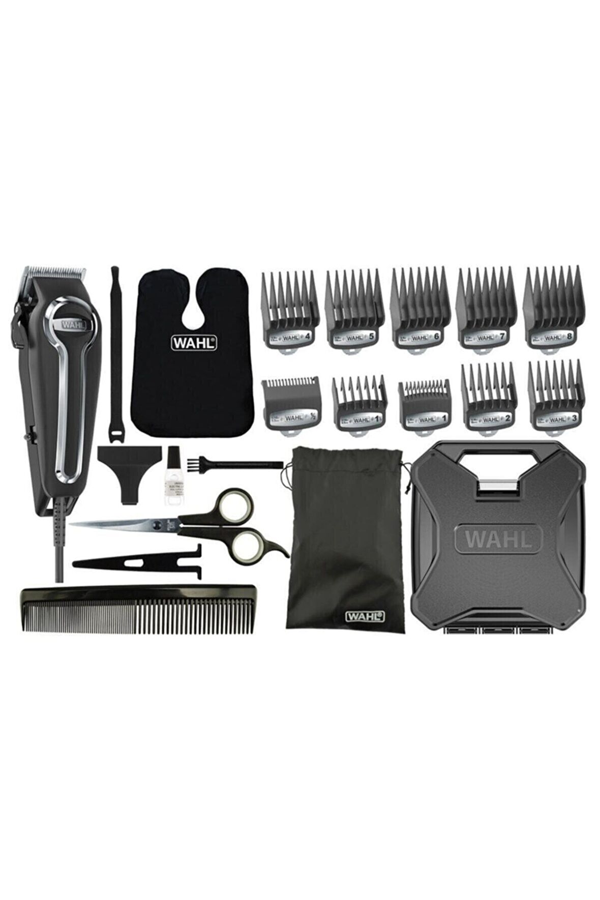 Wahl 79602-201 Elite Pro 10 Başlıklı Kablolu Kuru Saç-Sakal Çok Amaçlı Tıraş Makinesi 