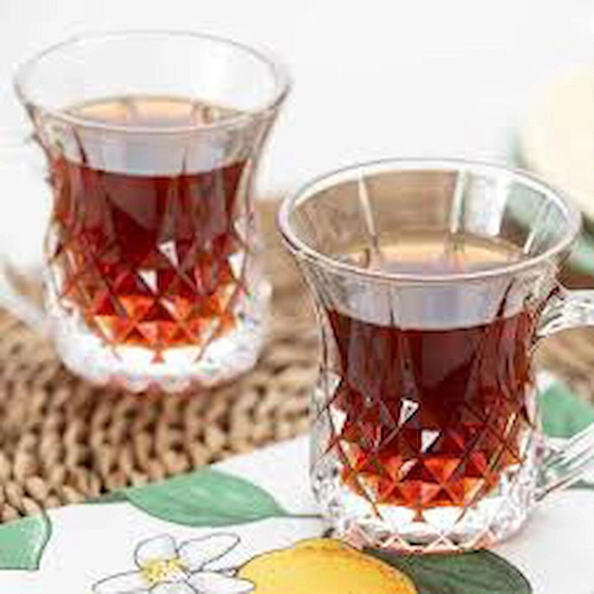 4'lü Çay Fincanı Florus 140 ml -