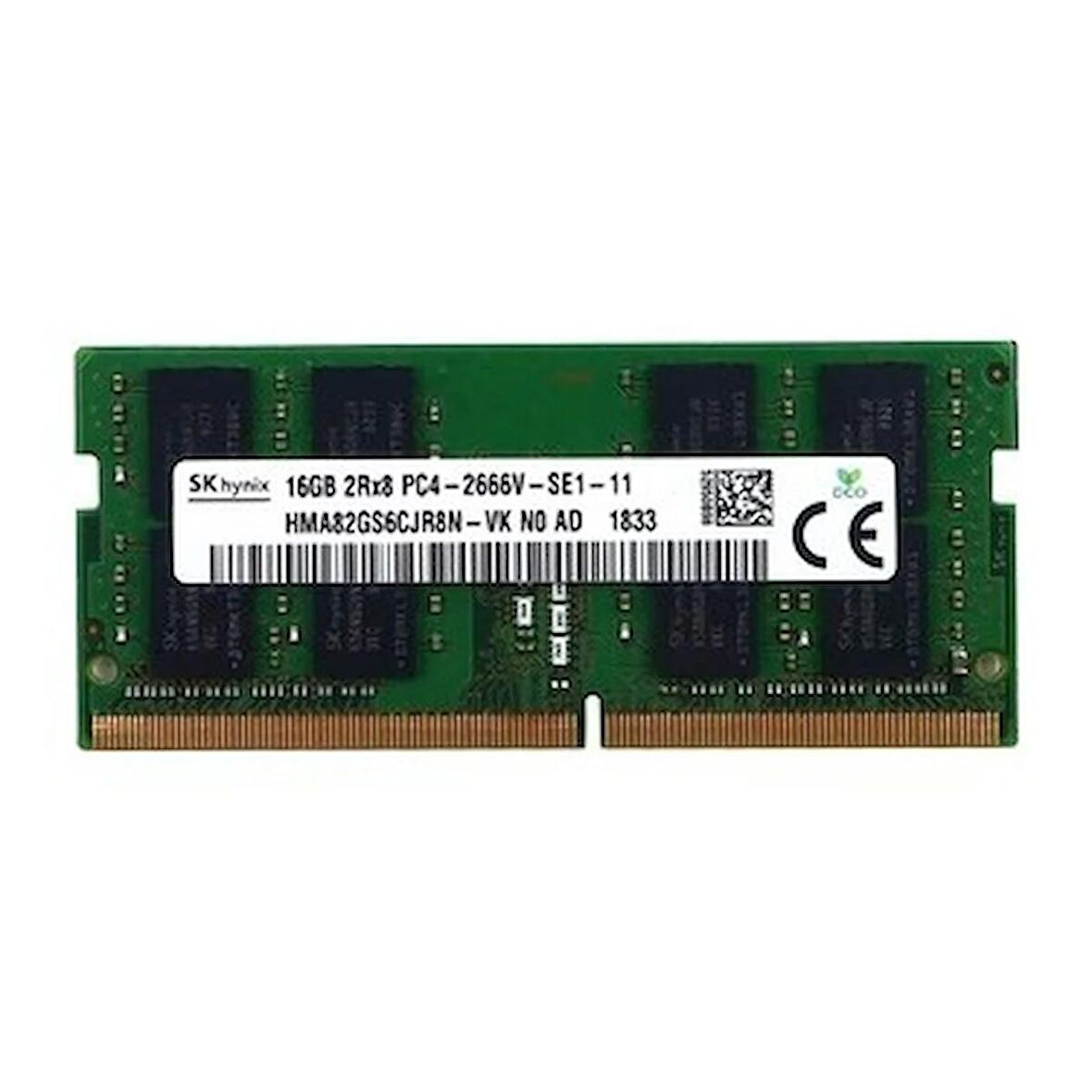 SK Hynix HMA82GS6CJR8N-VK 16 GB PC4-21300 DDR4 2666 MHz CL19 Laptop Ram