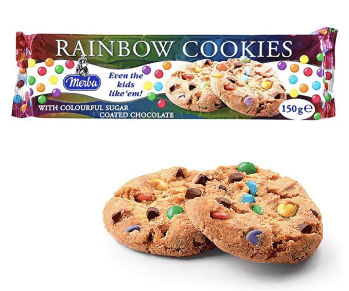 Merba rainbow cookies