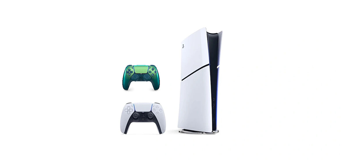 Sony Playstation 5 Slim Digital Edition ( CFI-2016 AVRUPA VERSİYON ) İthalatçı Garantili + 2.Dualsense YEŞİL 