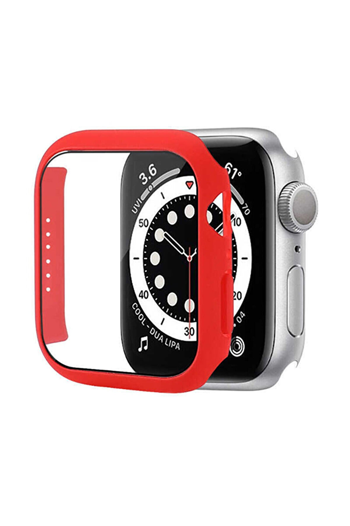 Apple Watch 7 41 Mm Uyumlu Kasa Ve Ekran Koruyucu 360 Tam Koruma Kılıf