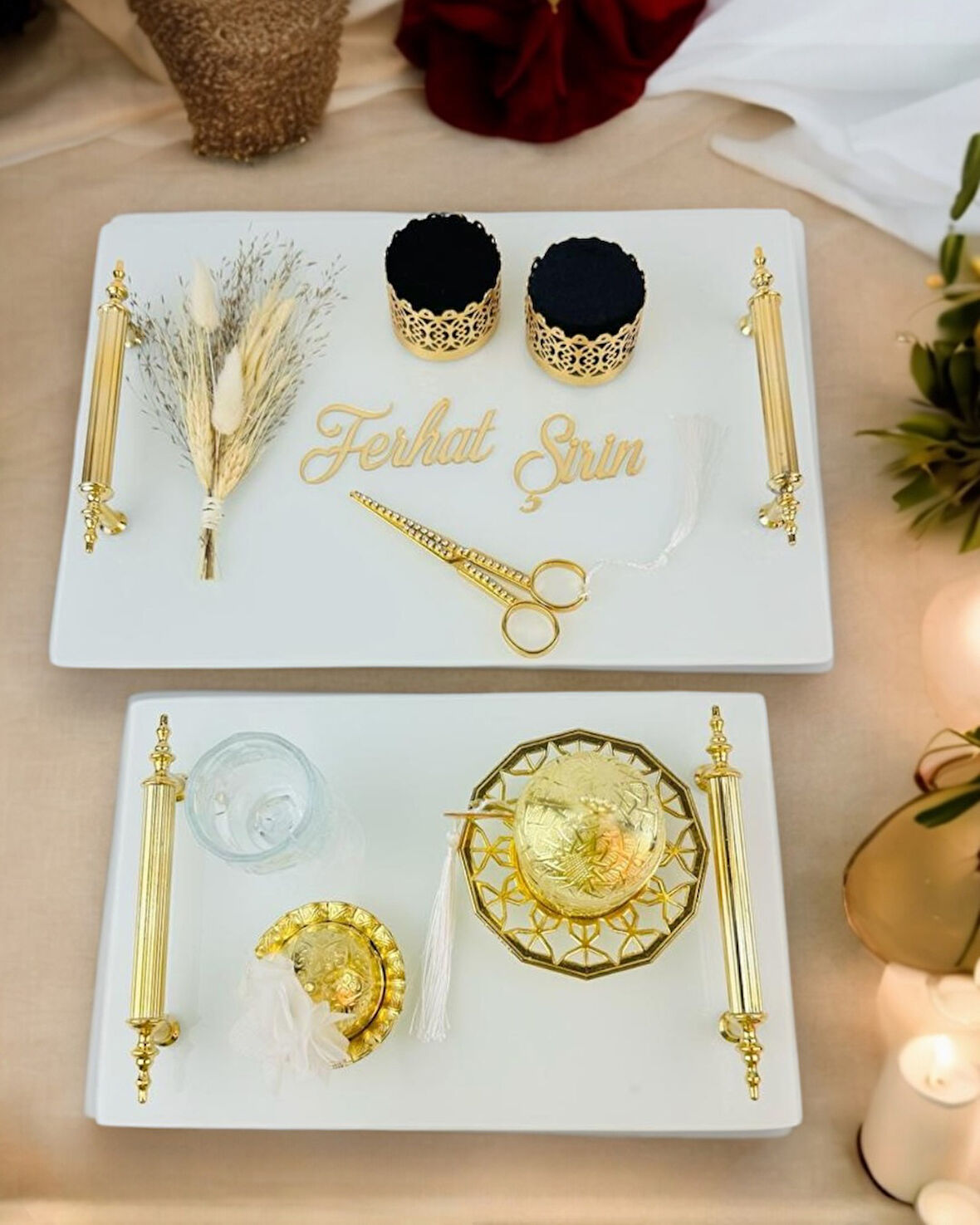 Promise Beyaz Söz Tepsisi 