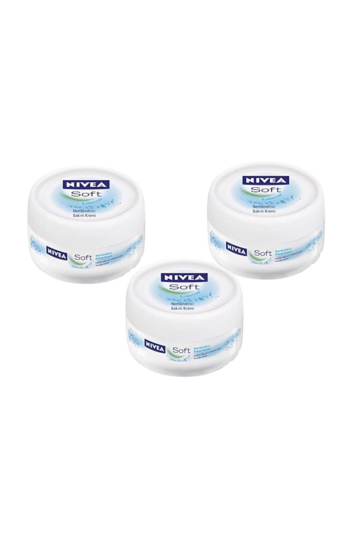 Nivea Nıvea Soft Nemlendirici Bakım Kremi 300 Ml-3adet