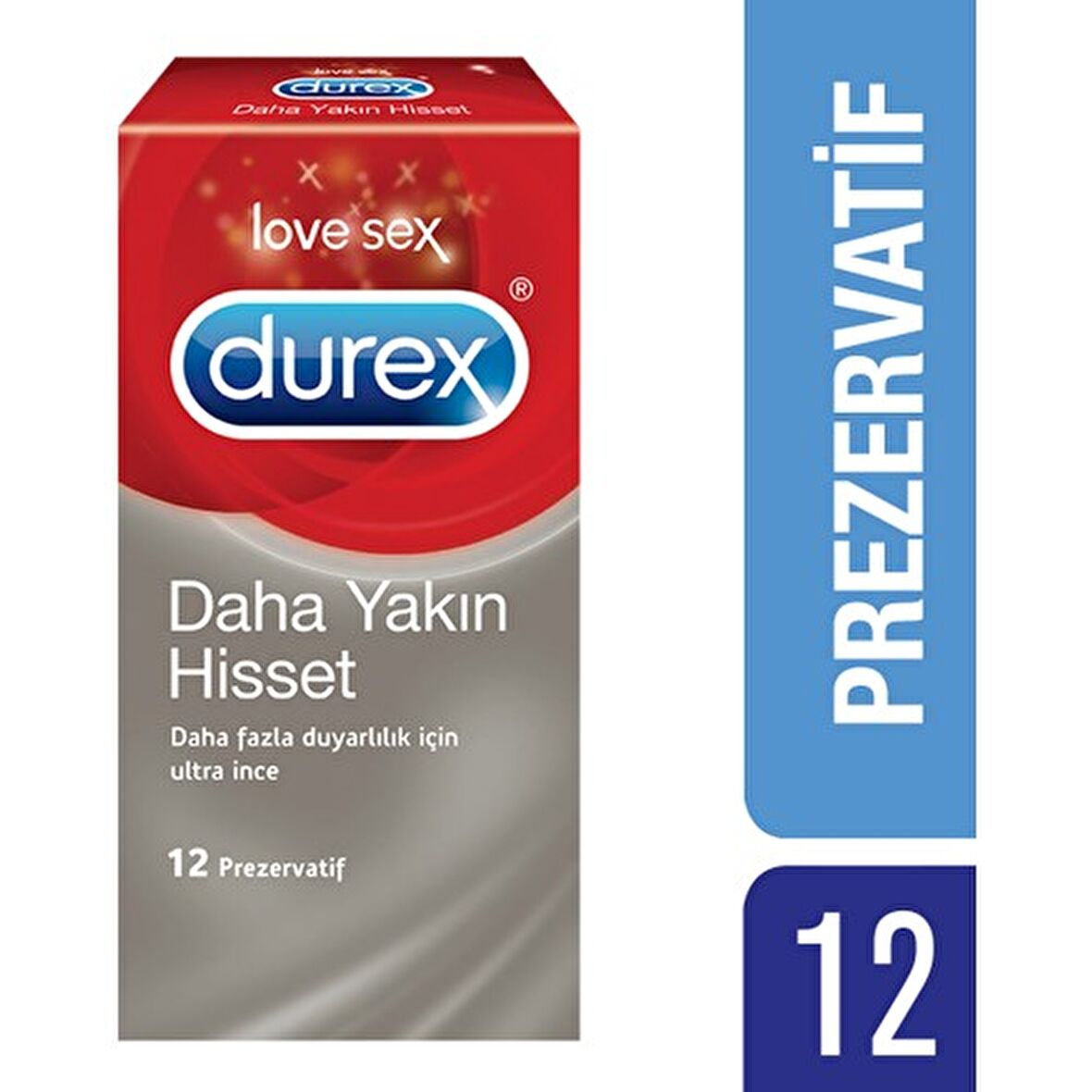 Durex Daha Yakın Hisset Ultra İnce Prezervatif 12'li