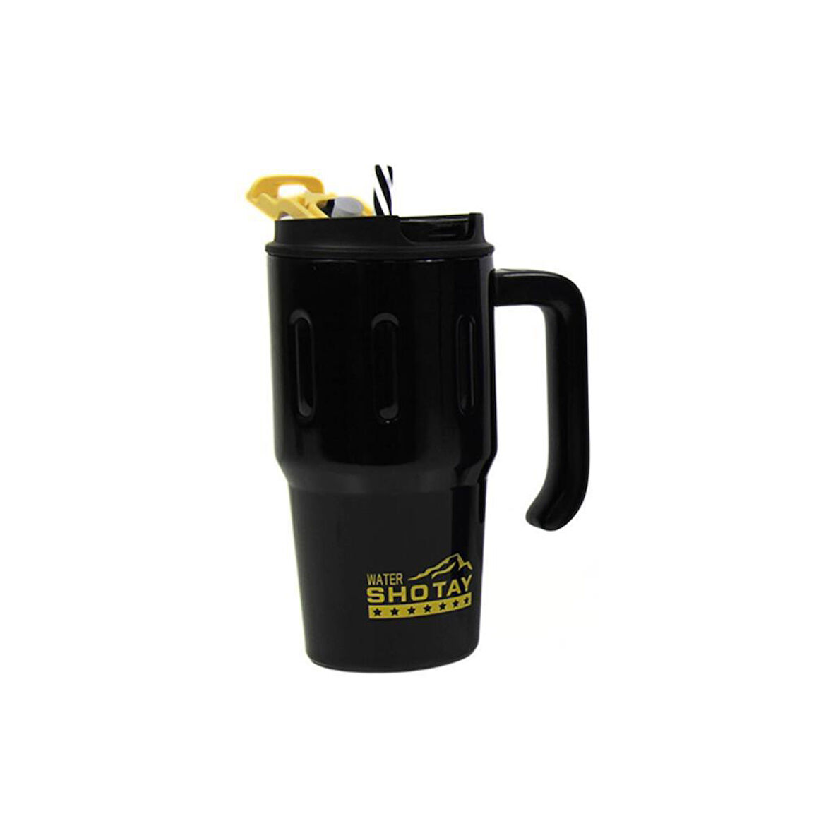 Shotay Handle Mug 650 Ml. Siyah ST-8169