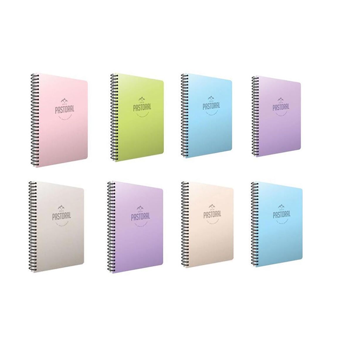 Gıpta Pastoral 60 Yp. A4 Spiralli Pp. Kapak Defter 6 Çizgili + 2 Kareli