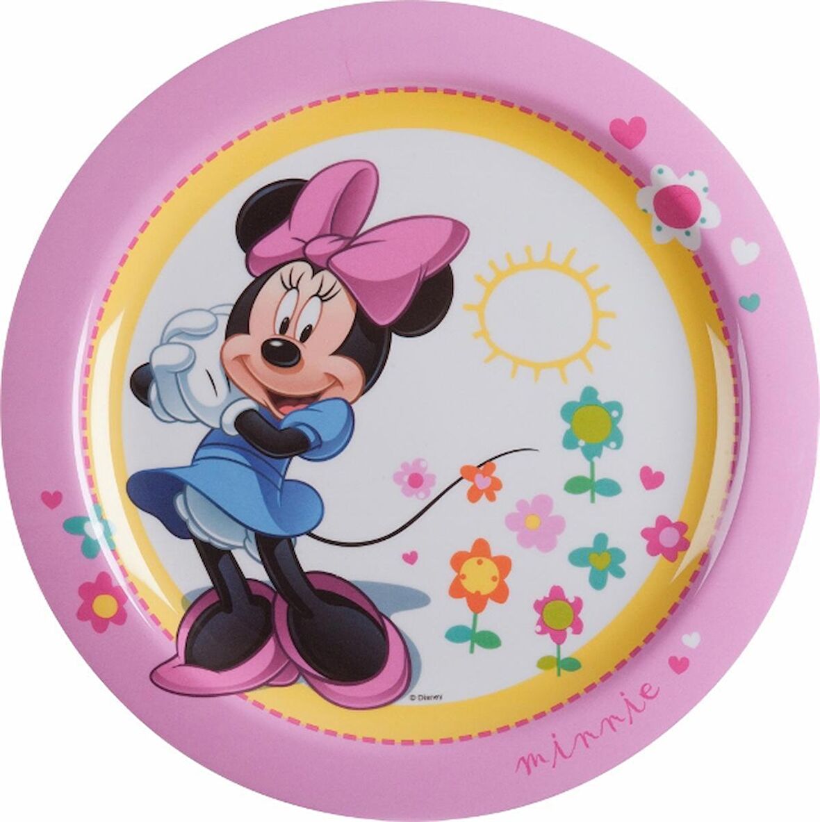 Kbobaby Disney Minnie Mouse Favori Çocuk Yemek Tabağı