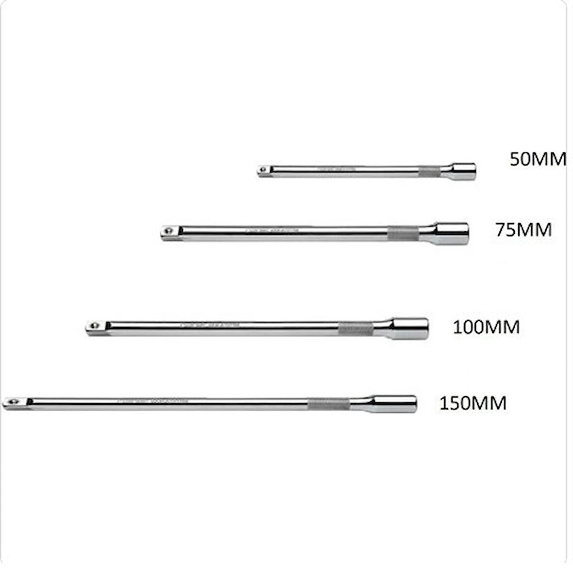 Rico 1/4 50-75-100 -150MM Lokma Kolu Uzatma Ara Kol
