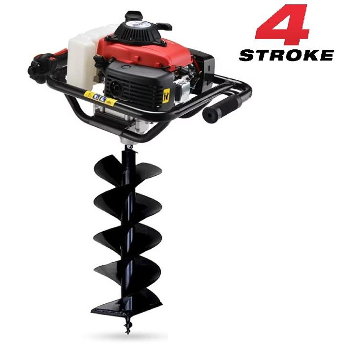 Gardenpro Çift Helezonlu 4 Zamanlı Toprak Burgu Makinesi 200 Mm 4 Hp