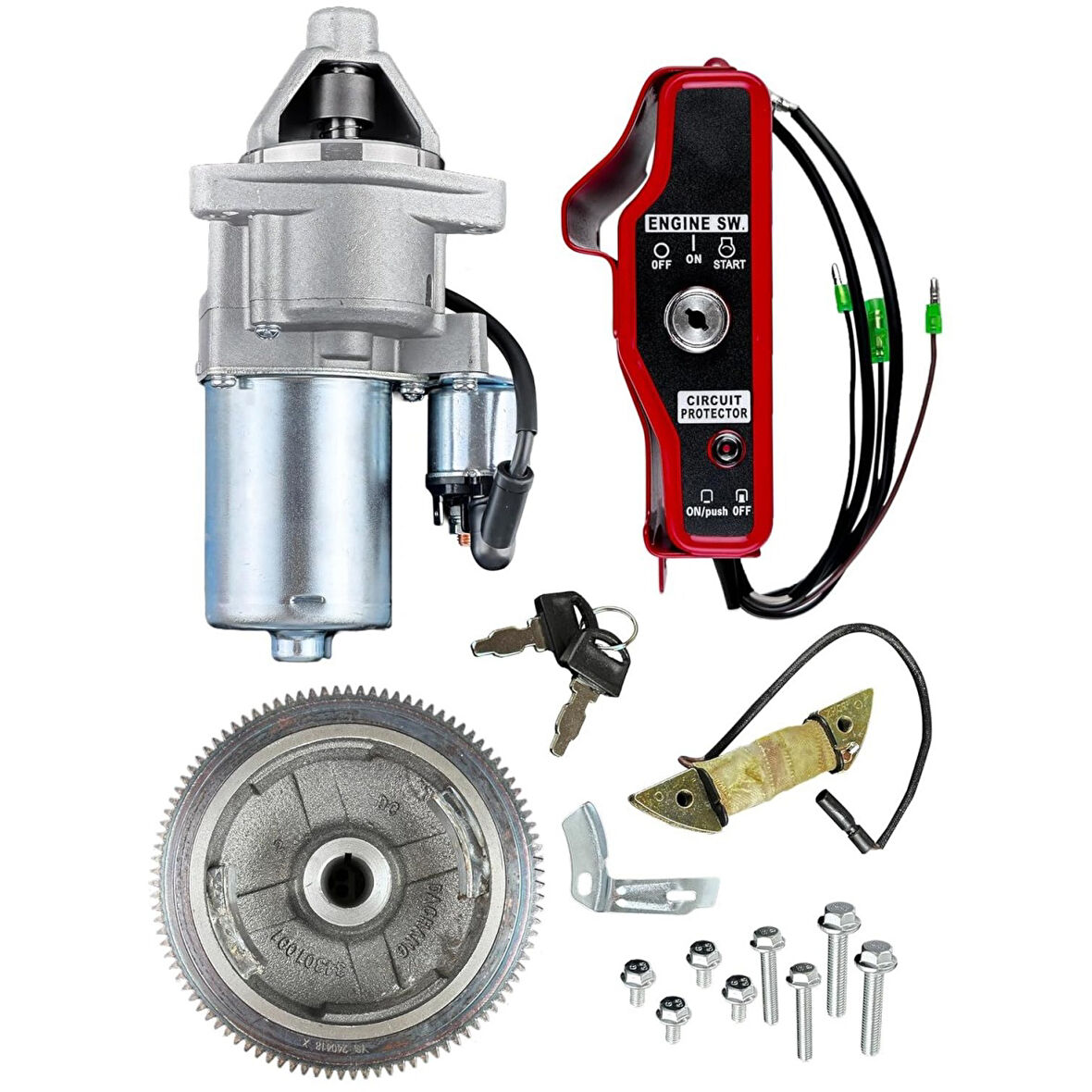 Honda GX340-390 Benzinli Motorlar 11-13 Hp Marş Motoru Kit