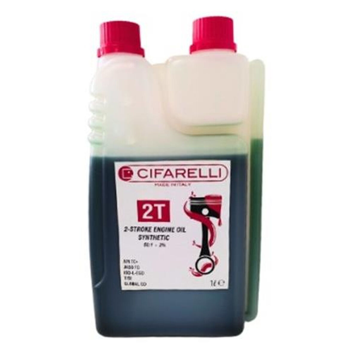 Cifarelli Ölçekli Dumansız 2T Motor Yağı 1 Lt